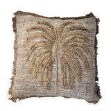 Latte Palm Cushion