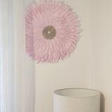 Pink Feather & Shell Juju Hat