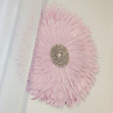 Pink Feather & Shell Juju Hat