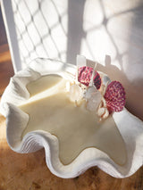 Clam sex on the beach crystal shell candle