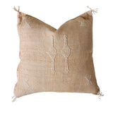 Cactus Silk Cushion | Peach #0002
