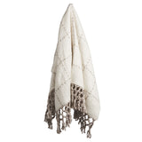 White Winter Throw | Ivory