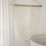 "Calypso" White Shell Wall Hanging