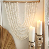 "Calypso" White Shell Wall Hanging