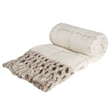 White Winter Throw | Ivory