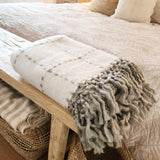 White Winter Throw | Ivory