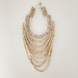 "Ava" Beaded Cowrie Tribal Necklace Wall Hanging