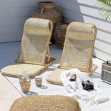 Rattan Beach Chair | Natural