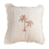 Palm Cove Cushion | Caramel