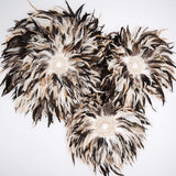 Brown Feather Juju Hat-Boho Abode-bali,brown,decor,feather,handmade,juju,juju hat,shell,wall decor,wall hanging