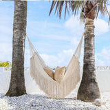 Island Breeze Macramé Hammock | Natural