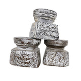 Vintage Indian Carved Seeder Candle Holder