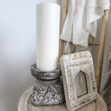 Vintage Indian Carved Seeder Candle Holder