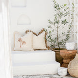 Palm Cove Cushion | Caramel
