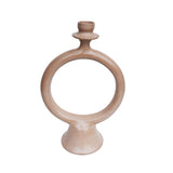 Moroccan Round Tadelakt Ceramic Candle Stick