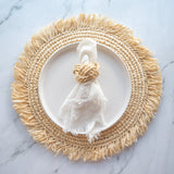 Raffia Knot Napkin Ring