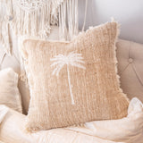 Island Palm Fringe Cushion
