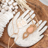 White Giving Hands | Cast Iron Tray