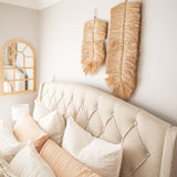 Raffia Feather Wall Hanging