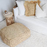 Raffia Floor Cushion