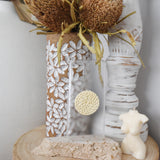 Rattan Pop Socket | Natural Light