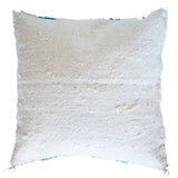 Moroccan Check Wool Cushion | Green