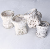 Vintage Indian Seeder Candle Holder