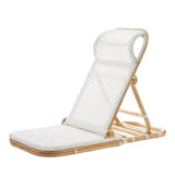 Rattan Beach Chair | White