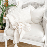 White Palm Throw