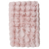 Lux Faux Fur Blanket | Blush