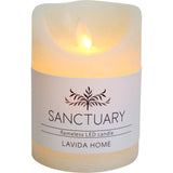 Sanctuary Flameless Candle | Ivory