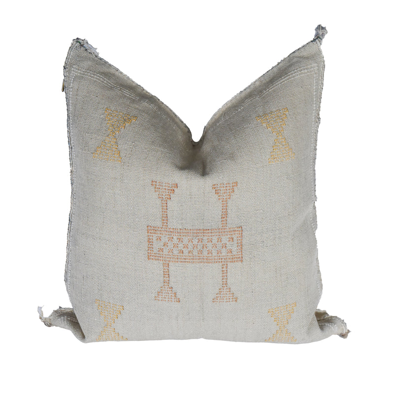 Cactus Silk Cushion | Grey #812