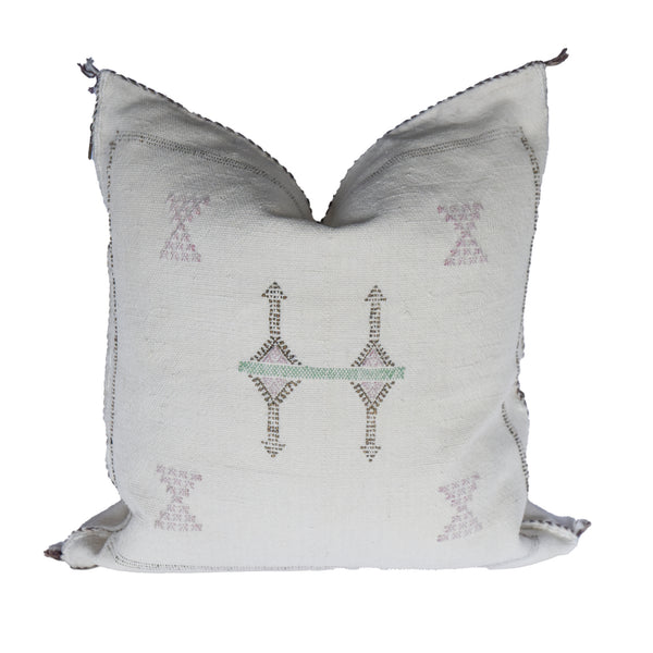 Cactus Silk Cushion | Ivory #827