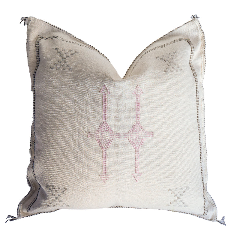 Cactus Silk Cushion | Ivory #905