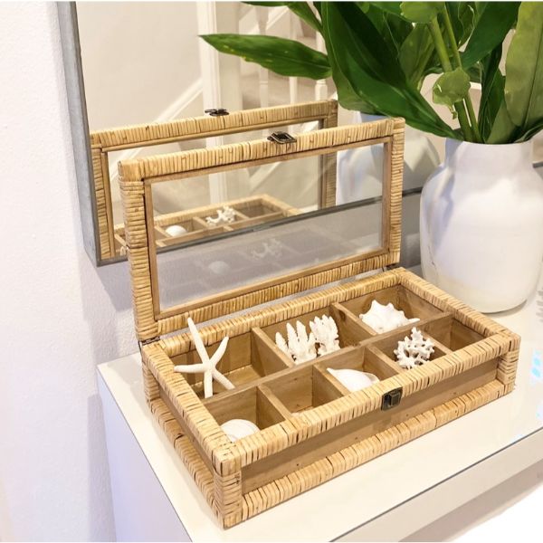 Rattan Jewelry Box | Medium