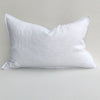 Stonewashed Heavy Weight French Linen Cushion - White