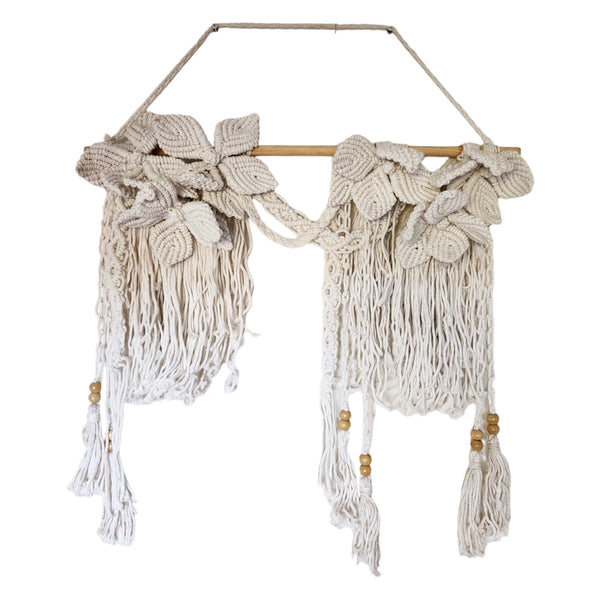 "Lotus" Macramé Wall Hanging | Natural