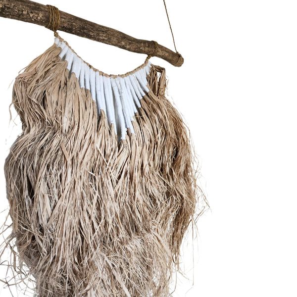 "Sara" Raffia & cotton Wall Hanging