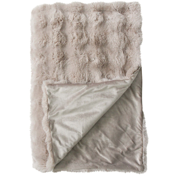 Lux Faux Fur Blanket | Fawn