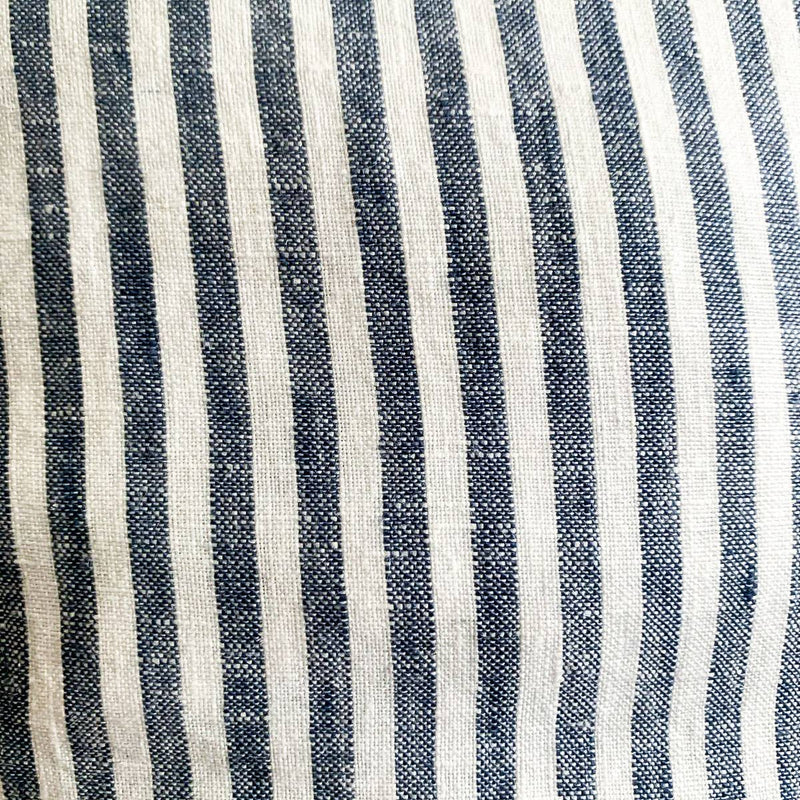 Pure French Linen Pinstripe Cushion