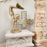 Brass Jumping Mermaid