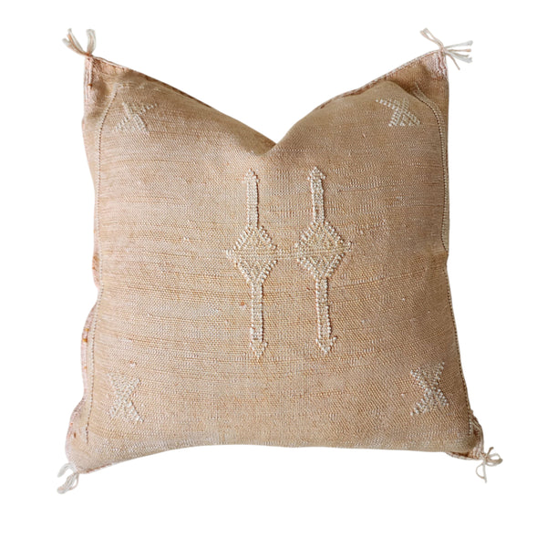 Cactus Silk Cushion | Peach #0002