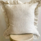 Pure French Linen Pinstripe Cushion