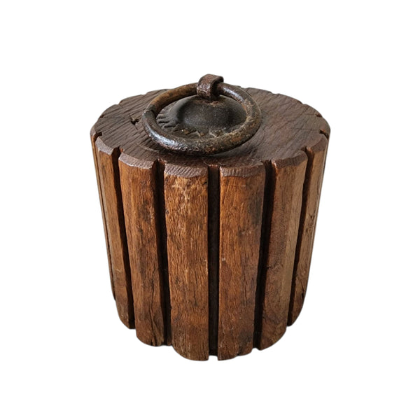 Vintage Indian Door Stop | Timber