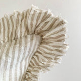Pure French Linen Pinstripe Cushion