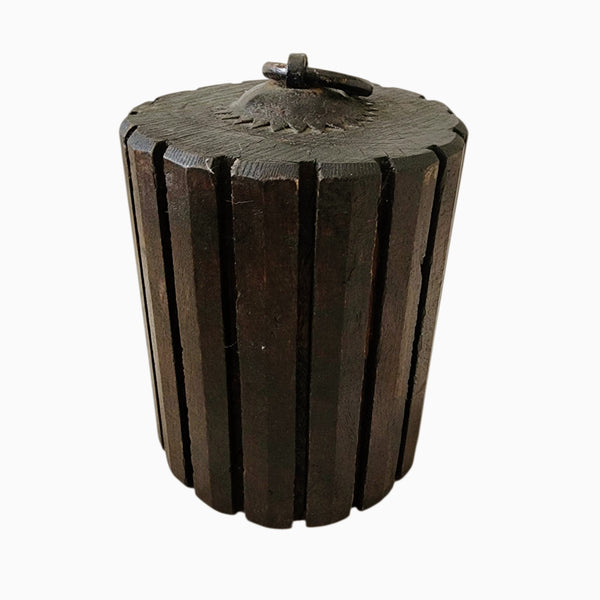 Vintage Indian Door Stop | Dark