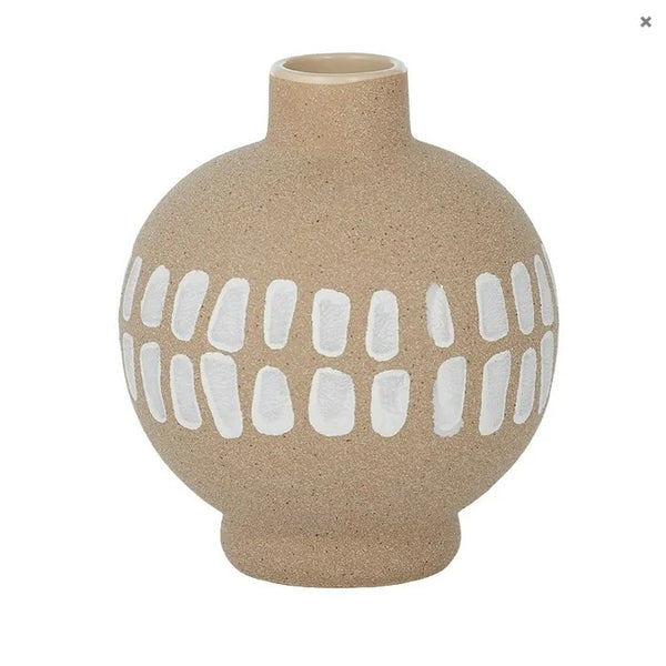 Flint Ceramic Vase | Natural
