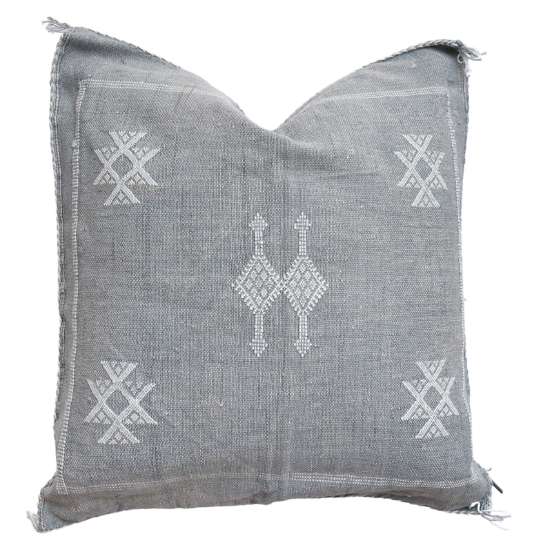 Cactus Silk Cushion | Grey #1035