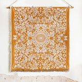 Golden Slumbers Woven Cotton Throw | Picnic Blanket