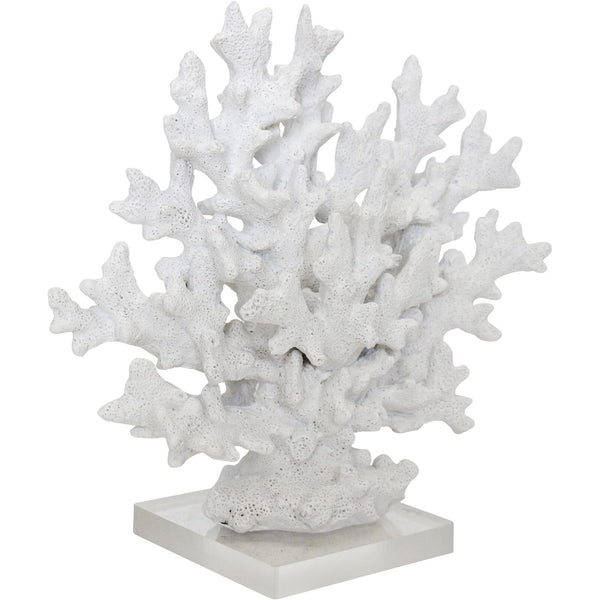 White Coral Fan | Resin